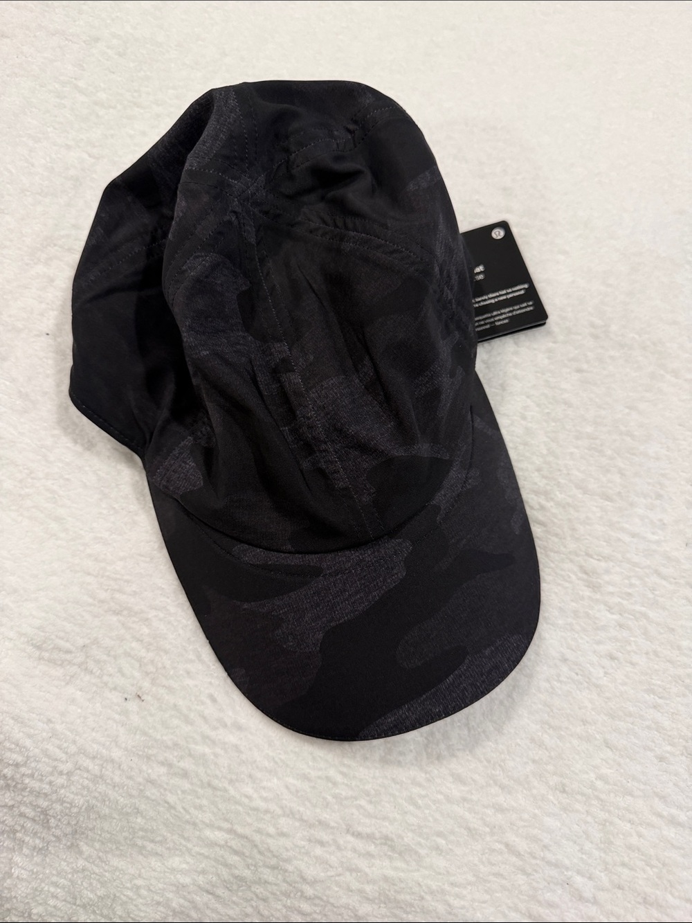 lululemon Lightspeed Run Hat Camo Run Hat in Black NWT